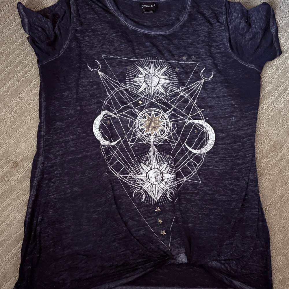 Joie & Co. Women's blue Graphic Celestial Tee